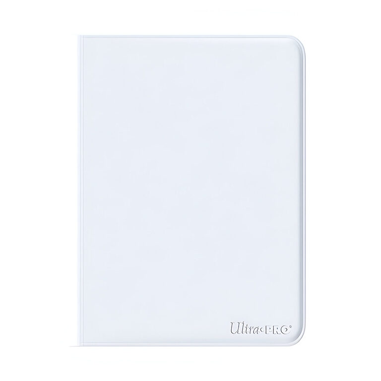 Ultra Pro – Vivid 4 Pocket Zippered PRO-Binder – White