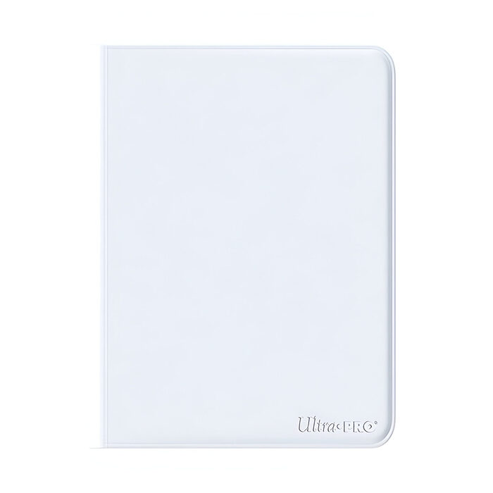 Ultra Pro – Vivid 12 Pocket Zippered PRO-Binder – White