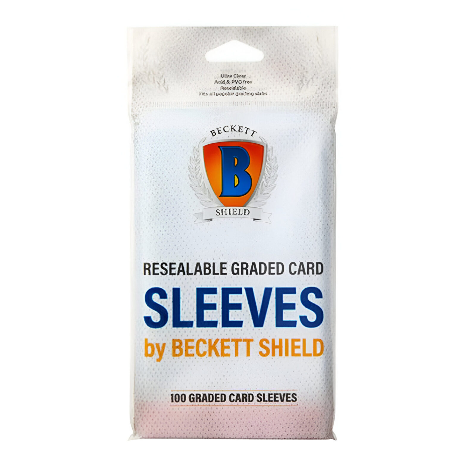 Beckett Shield – Resealable Graded Card Sleeves 100 Pack (15 Packs)