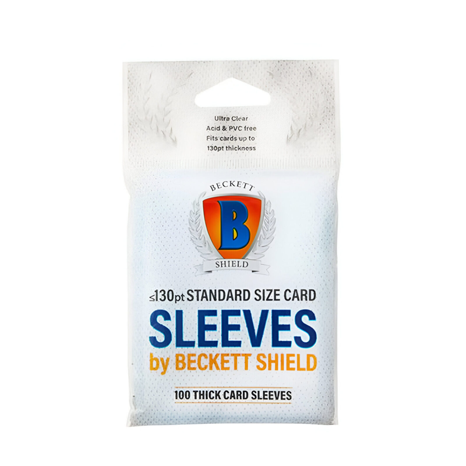 Beckett Shield – Standard Size Thick Card Sleeves 100 Pack (15 Packs)