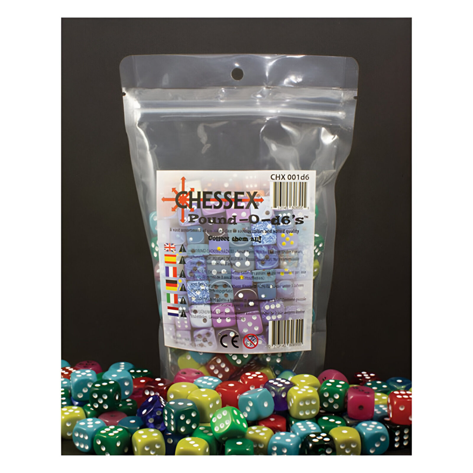 Chessex – Pound-o-D6 – 80-100 Dice