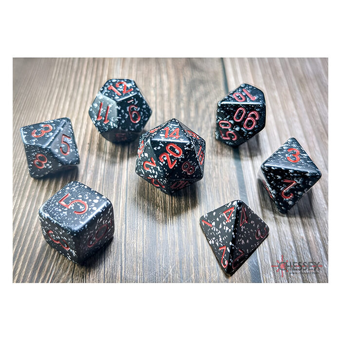 Chessex – Speckled Polyhedral 7 Dice Set – Space