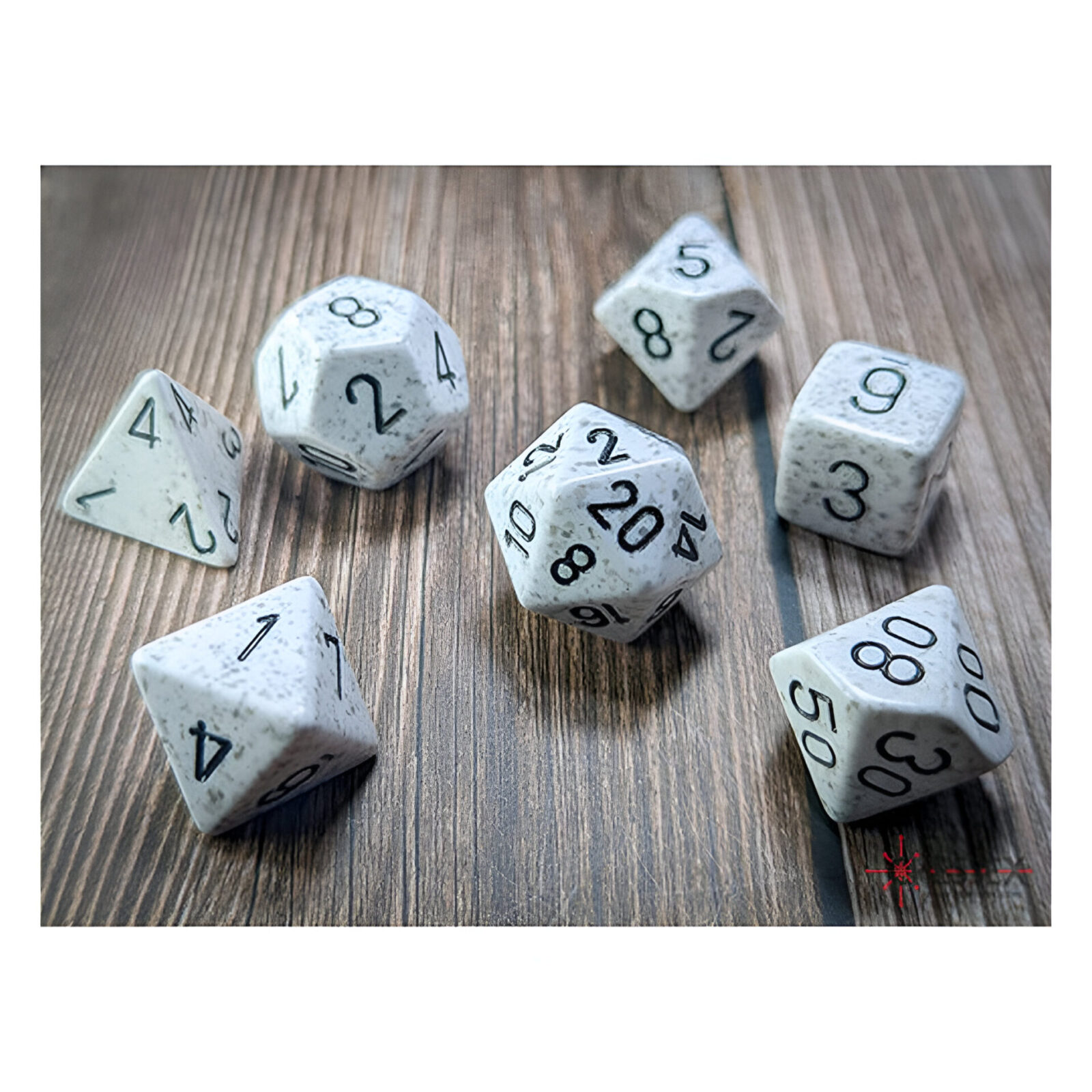 Chessex – Speckeld Polyhedral 7 Dice Set – Arctic Camo