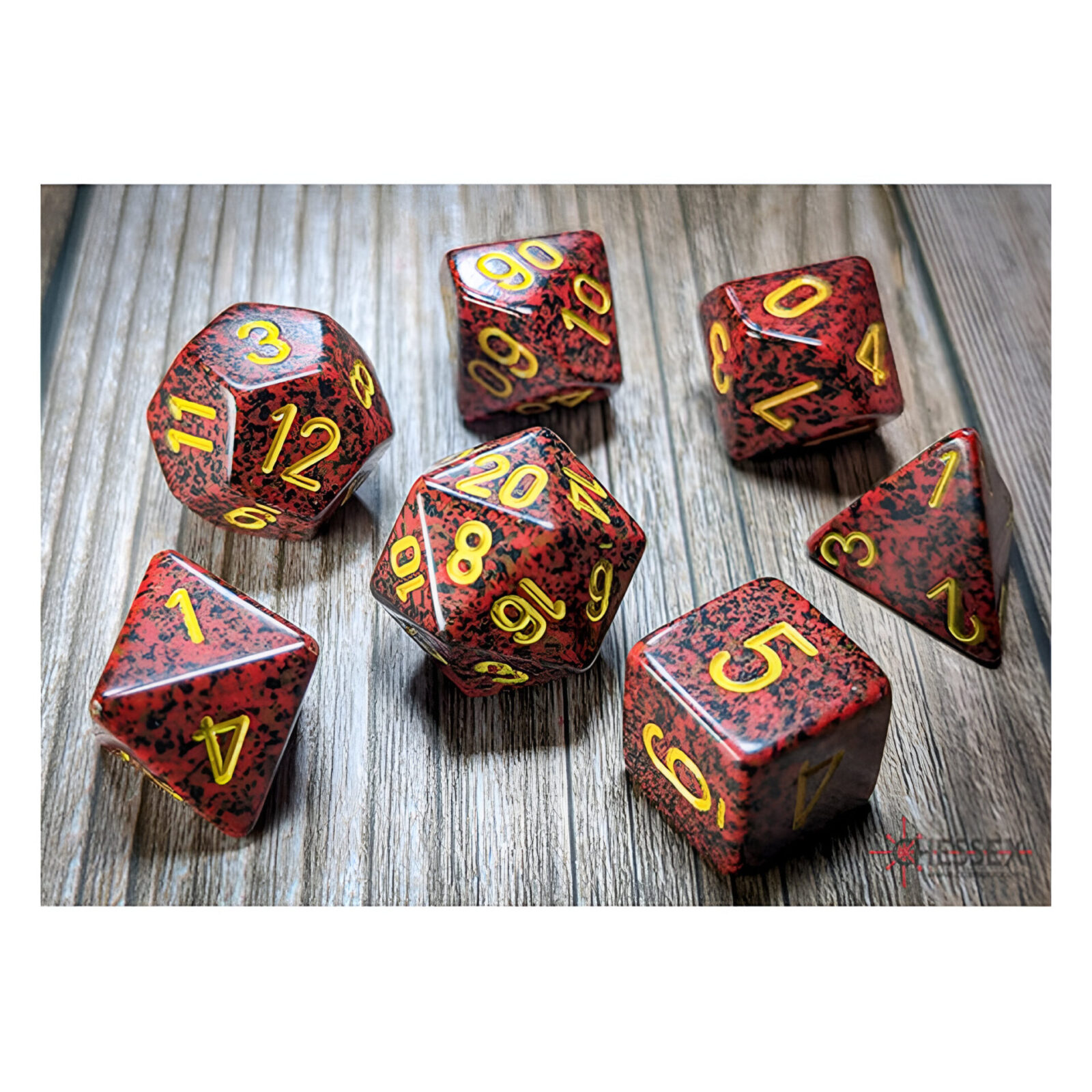 Chessex – Speckled Polyhedral 7 Dice Set – Mercury