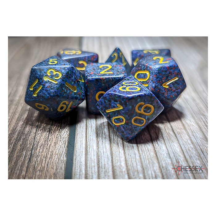 Chessex – Speckled Polyhedral 7 Dice Set – Twilight