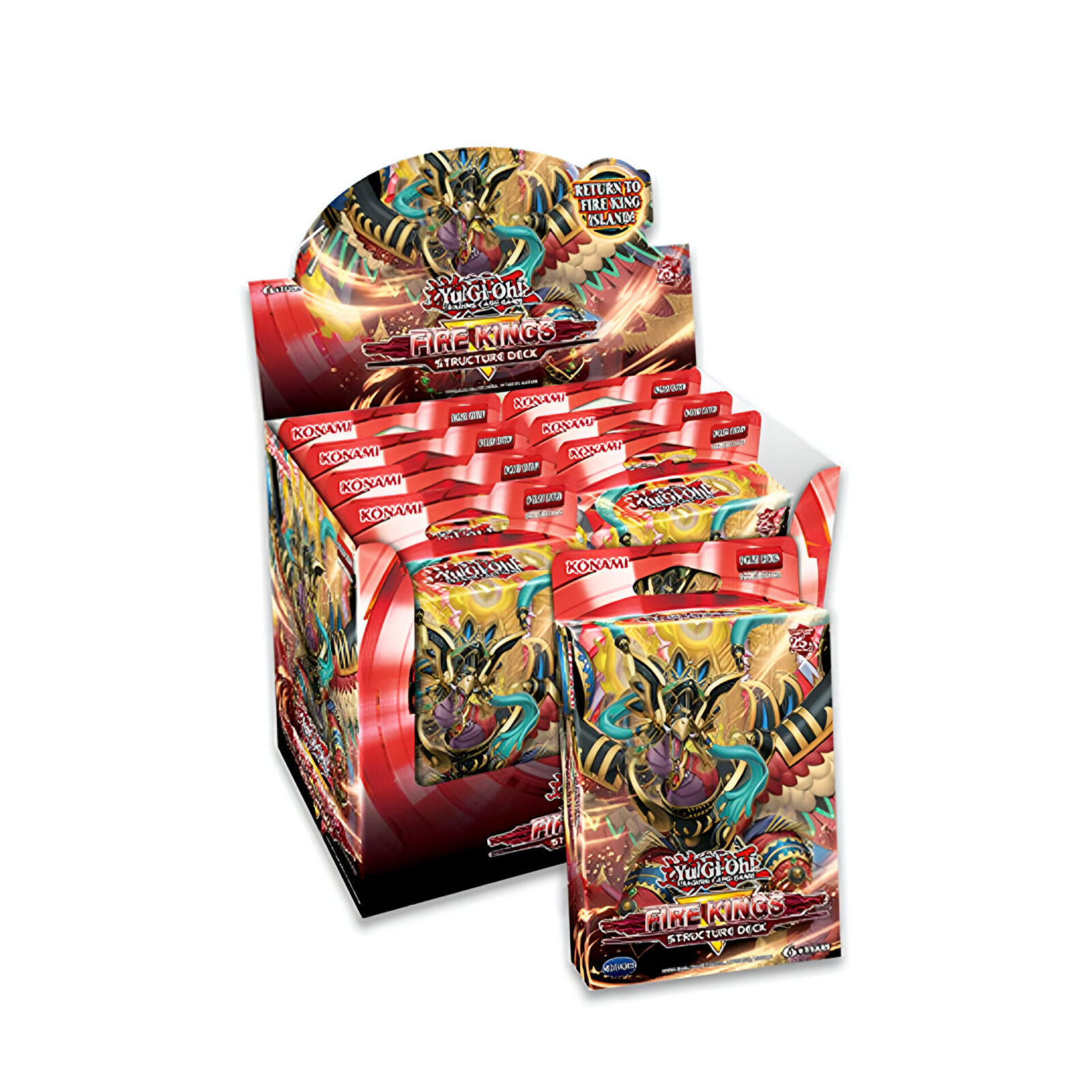 Yu-Gi-Oh! TCG: Fire Kings Structure Deck Revamped (8 Packs)