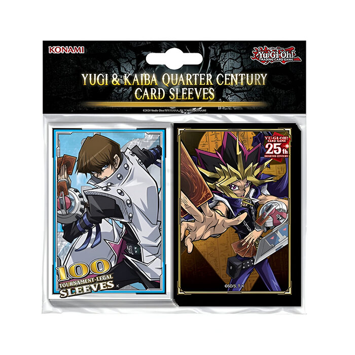 Yu-Gi-Oh! – Yugi & Kaiba Quarter Century Sleeves 100 Pack