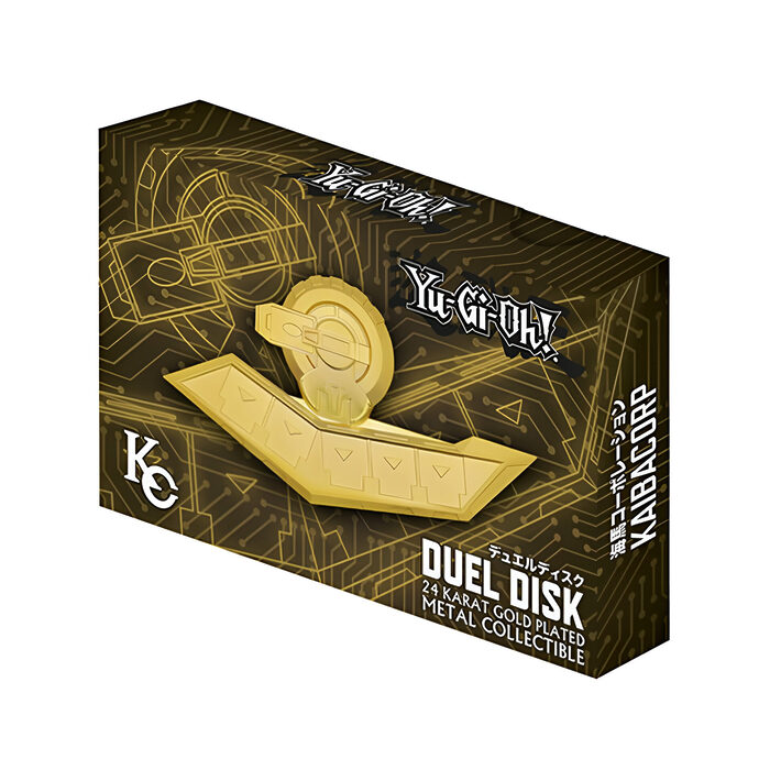 Yu-Gi-Oh! TCG: 24K Gold Plated Duel Disk Mini Replica