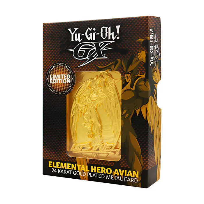 Yu-Gi-Oh! – Limited Edition 24k Gold Plated Collectible – Elemental Hero Avian 3