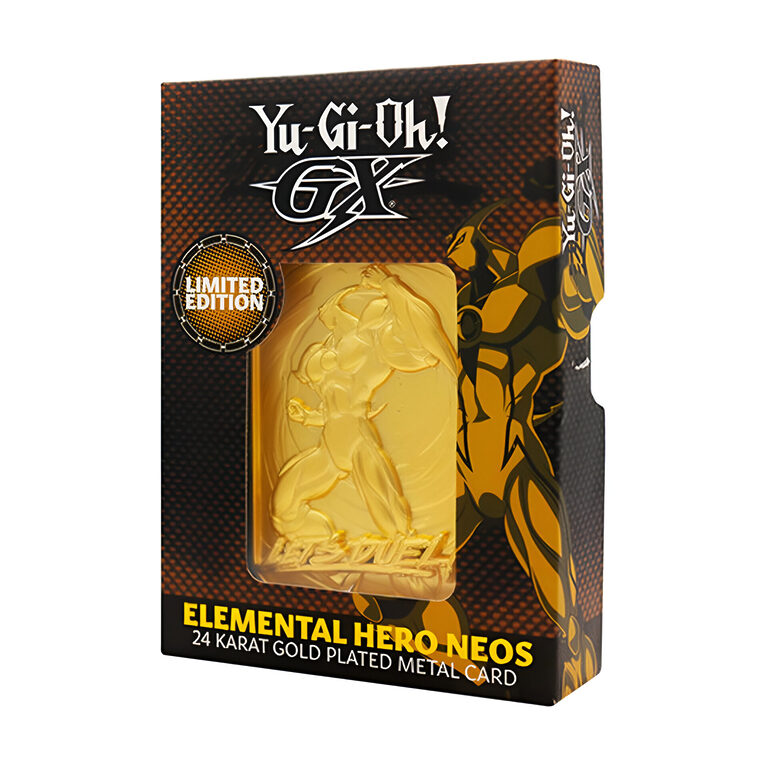 Yu-Gi-Oh! – Limited Edition 24k Gold Plated Collectible – Elemental Hero Neos