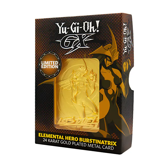 Yu-Gi-Oh! – Limited Edition 24k Gold Plated Collectible – Elemental Hero Burstinatrix 3