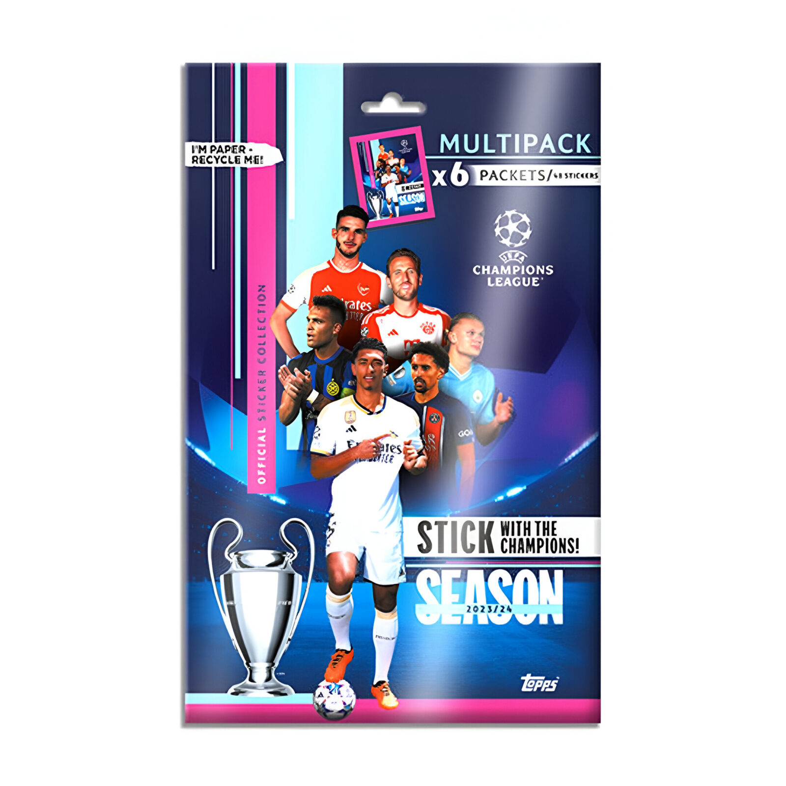 Topps Official Sticker Collection – UEFA Champions League 23/24 Multipack