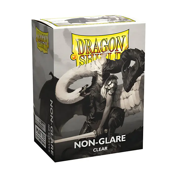 Dragon Shield – Matte Standard Size Sleeves 100pk – Non-Glare Clear (10 Packs) 3