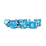 Fanroll – 16mm Metal Polyhedral Dice Set: Blue