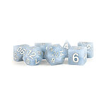 Fanroll – 16mm Sharp Edge Silicone Rubber Poly Dice Set: Glacial Debris