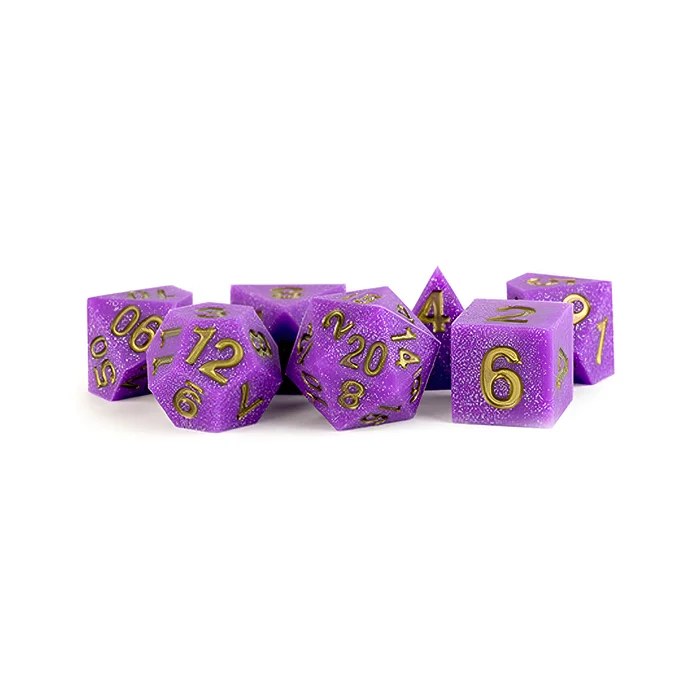 Fanroll – 16mm Sharp Edge Silicone Rubber Poly Dice Set: Regal Ricochet 3