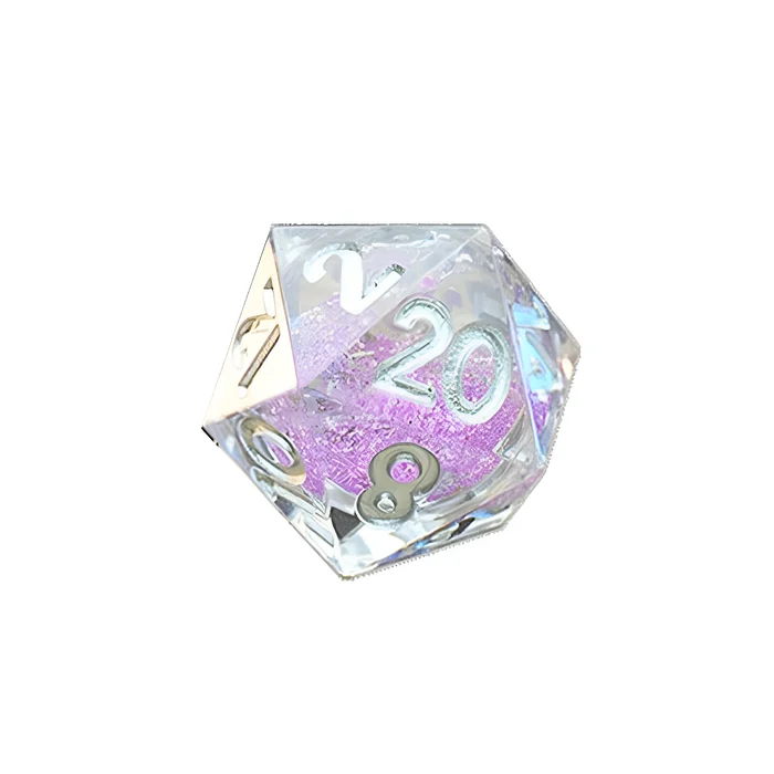 Fanroll – Individual D20 Elixir Liquid Core Dice: Sorcerous Swirl 3