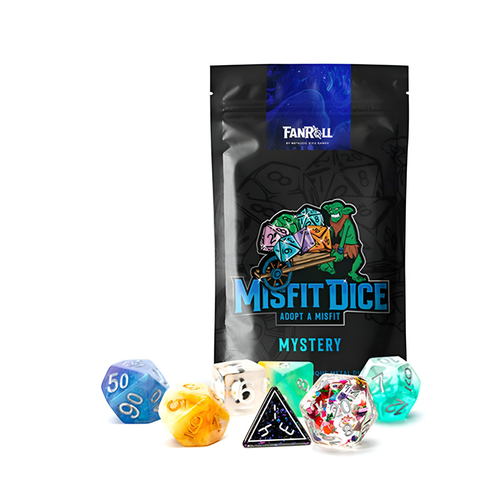 Fanroll – Mystery Misfit Resin Polyhedral Dice Set