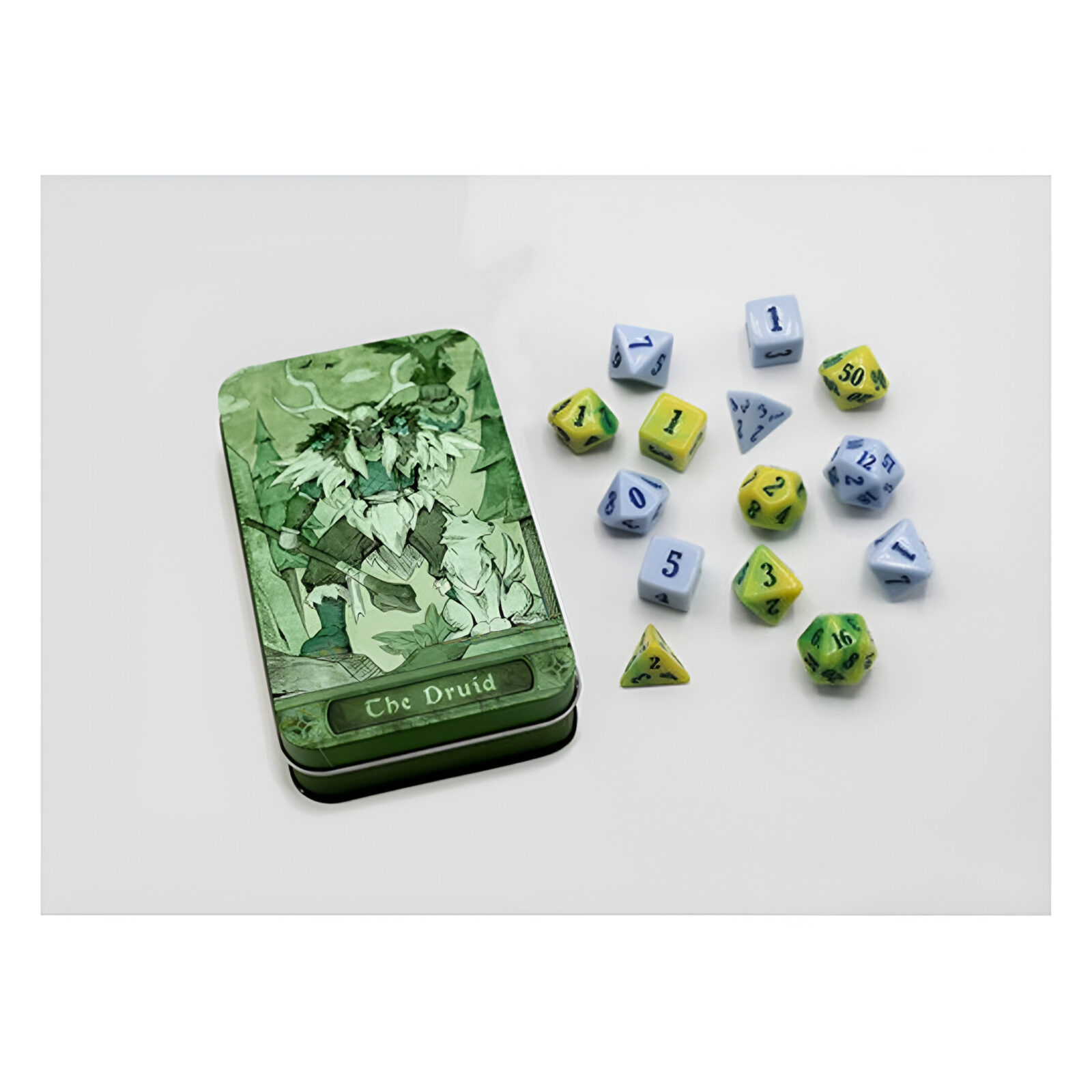 Beadle & Grimms – Character Class Dice Set in Tin – The Druid