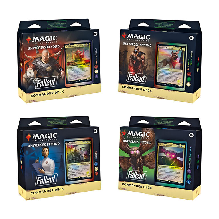 Magic: The Gathering – Universes Beyond: Fallout – Commander Deck (4 Packs)