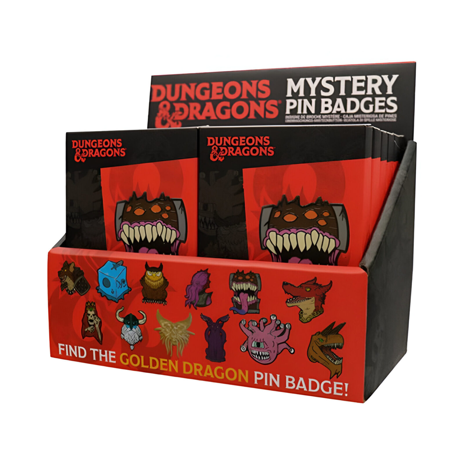 Dungeons & Dragons – 50th Anniversary Mystery Pins (12 Pcs)