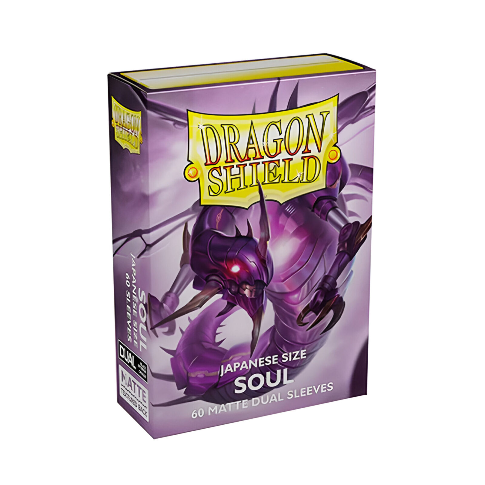 Dragon Shield – Dual Matte Japanese Size Sleeves 60pk – Limited Edition Metallic Soul Purple (10 Packs)