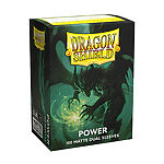 Dragon Shield – Dual Matte Art Standard Size Sleeves 100pk – Limited Edition Metallic Power Green (10 Count)