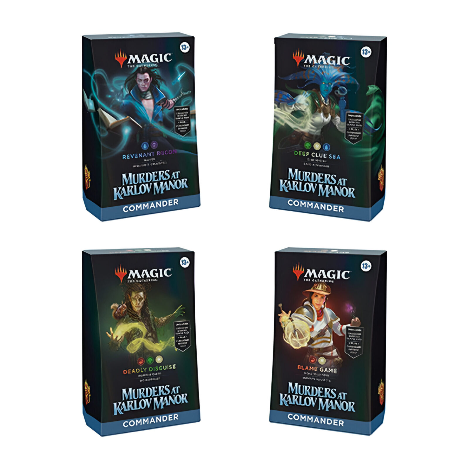 Magic: The Gathering – Murders at Karlov Manor Commander Deck (4 Packs)