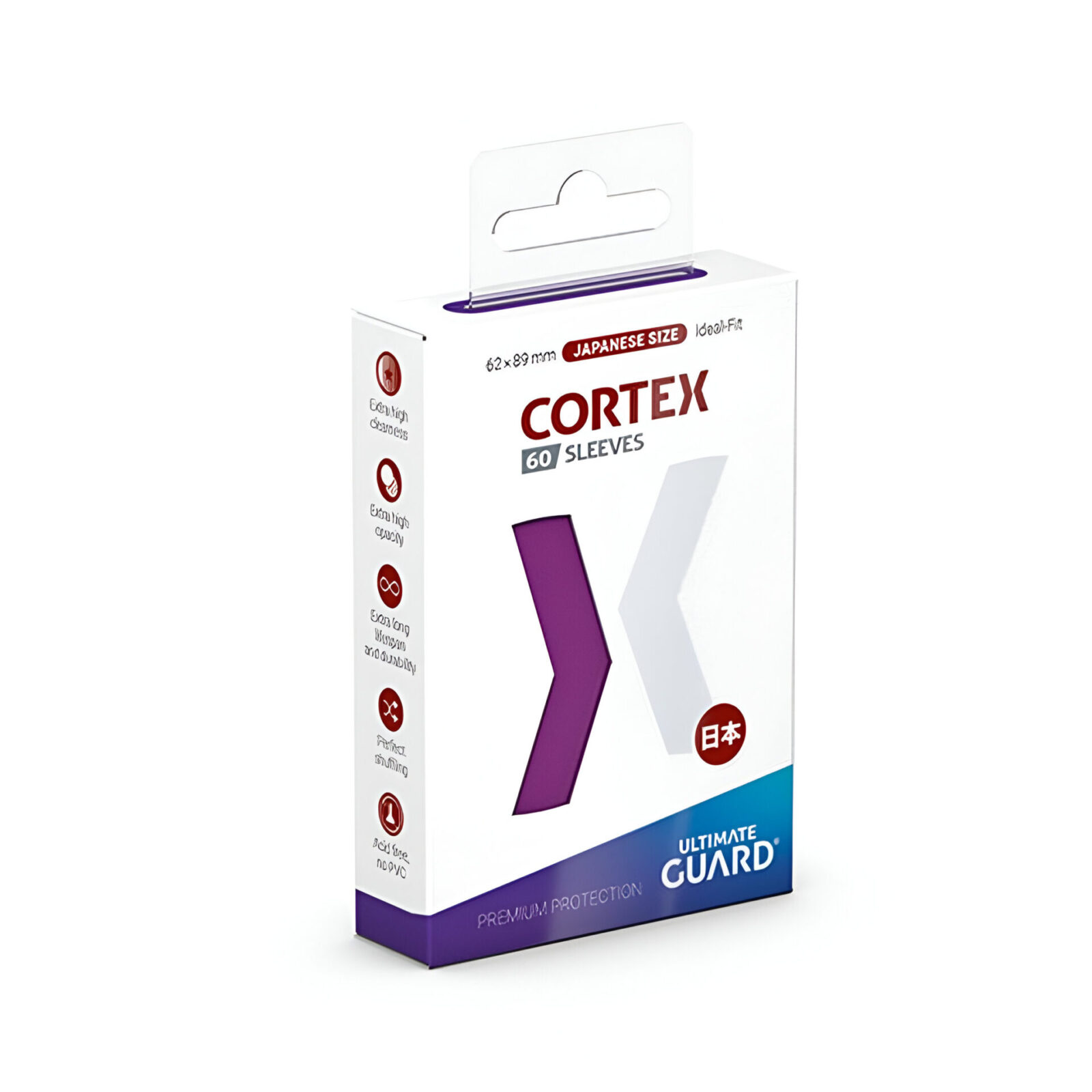 Ultimate Guard – Cortex Sleeves Japanese Size – Purple 60 Packs