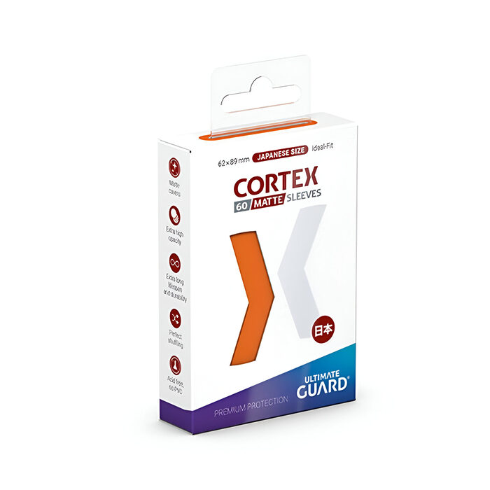 Ultimate Guard – Cortex Sleeves Japanese Size – Matte Orange 60 Packs