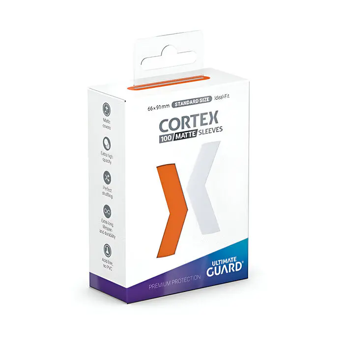 Ultimate Guard – Cortex Sleeves Standard Size – Matte Orange 100pk 3