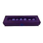 Ultra Pro – Dungeons & Dragons – 7 x RPG Heavy Metal Dice – Phandelver Campaign – Royal Purple and Sky Blue