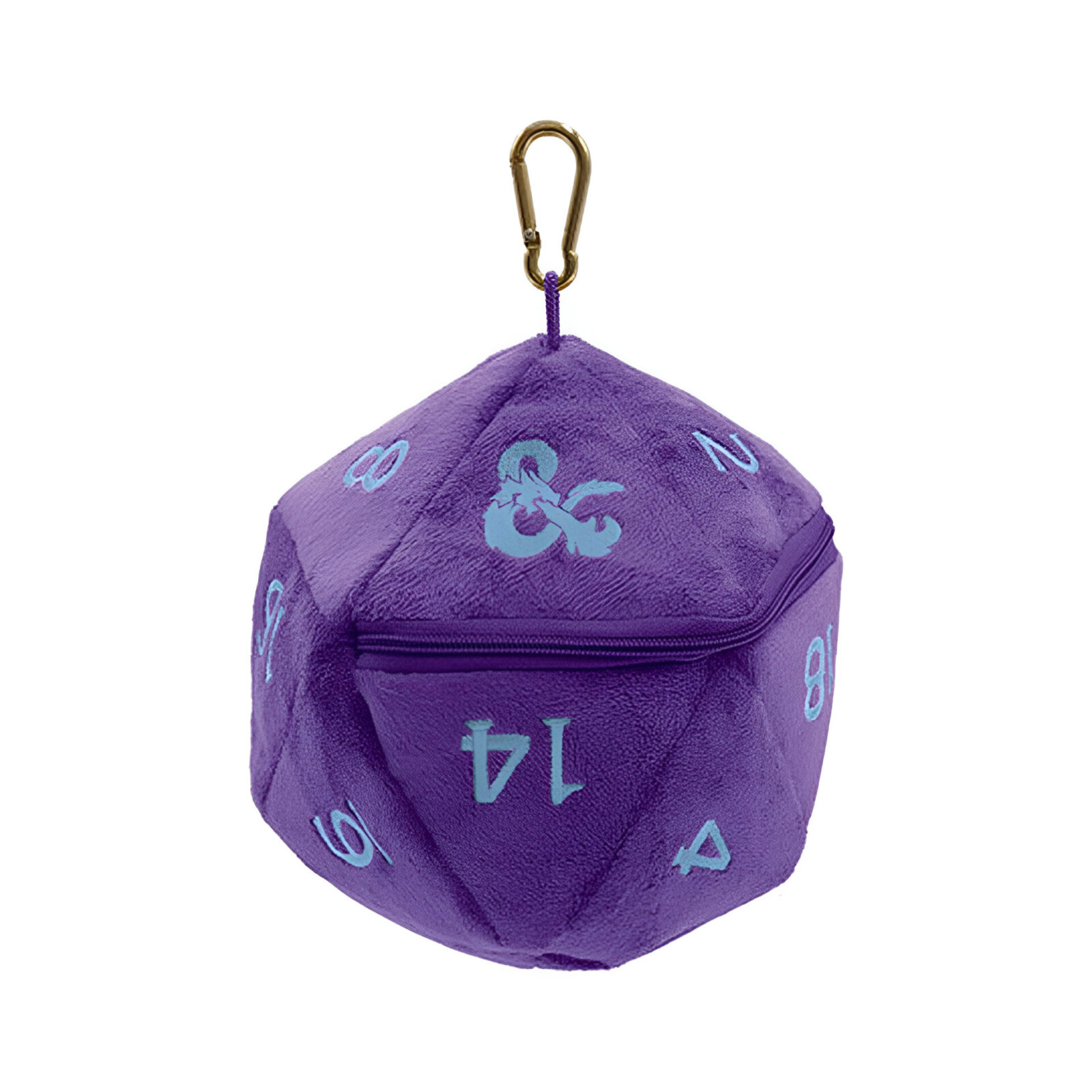 Ultra Pro – Dungeons & Dragons – D20 Plush Dice Bag – Phandelver Campaign – Royal Purple and Sky Blue