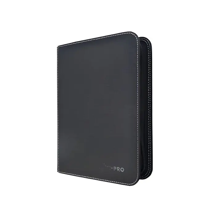Ultra Pro – 4 Pocket Toploader Premium Zippered Pro Binder – Black 3