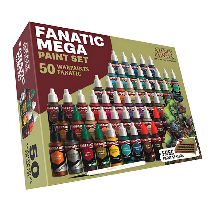 The Army Painter – Warpaints Fanatic Mega Paint Set