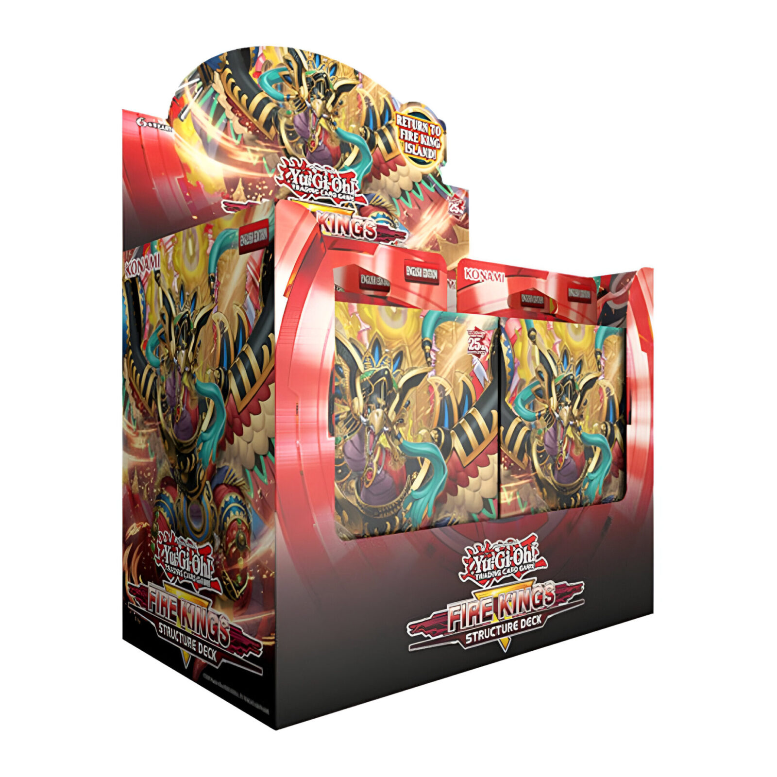 Yu-Gi-Oh! – Fire Kings Revamped Structure Deck Reprint Unlimited Edition (8 Decks)