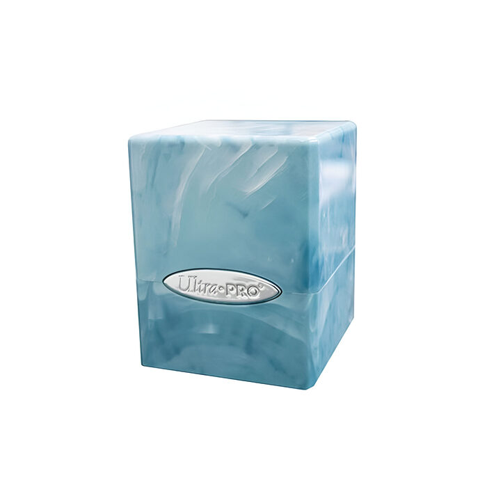 Ultra Pro – Marble Satin Cube – Light Blue & White