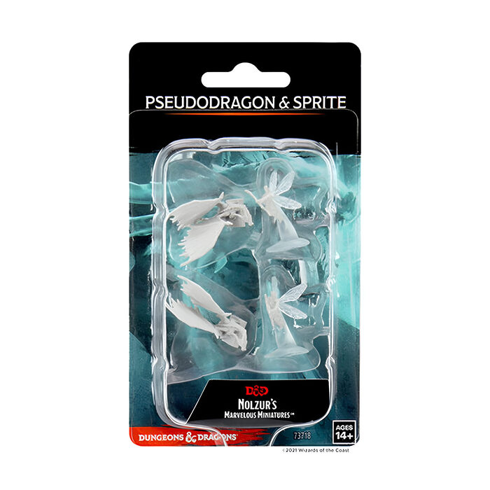 WizKids – D&D Nolzurs Marvelous Miniatures: Sprite & Pseudodragon – Wave 9