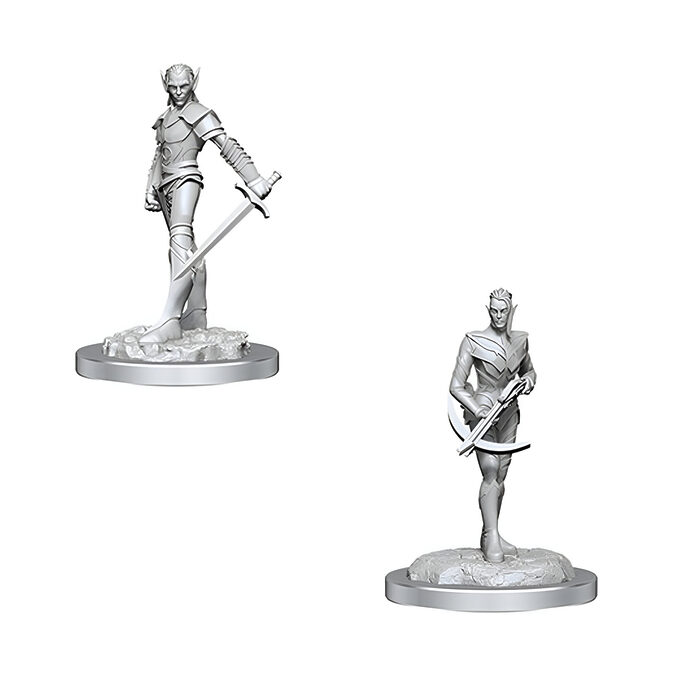 WizKids – D&D Nolzurs Marvelous Miniatures: Drow Fighters – Wave 18