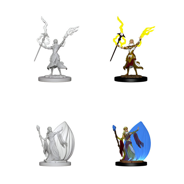 WizKids – D&D Nolzurs Marvelous Miniatures: Elf Female Wizard – Wave 3