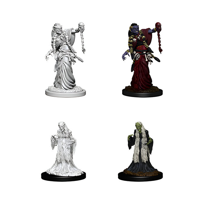 WizKids – D&D Nolzurs Marvelous Miniatures: Green Hag & Night Hag – Wave 6