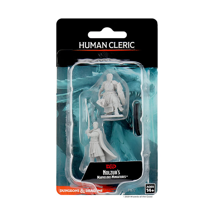 WizKids – D&D Nolzurs Marvelous Miniatures: Male Human Cleric – Wave 8