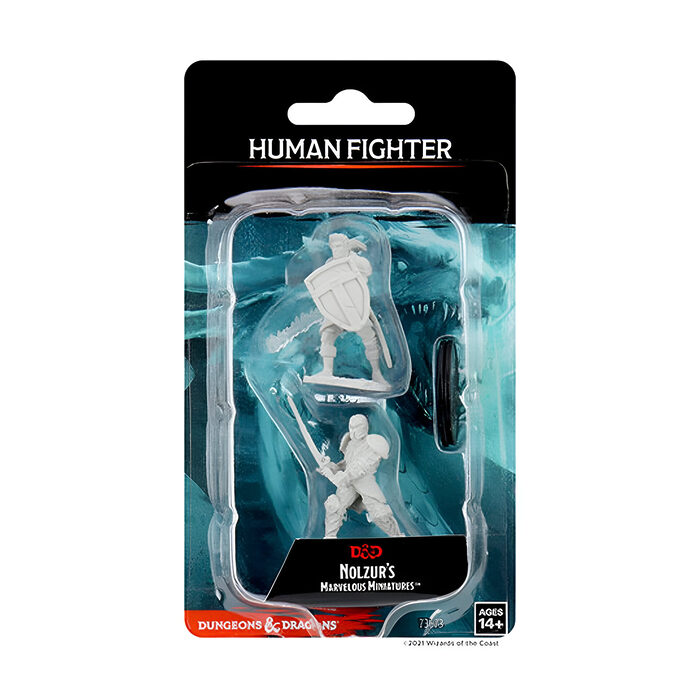 WizKids – D&D Nolzurs Marvelous Miniatures: Male Human Fighter – Wave 8