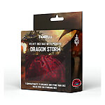 Fanroll – Dragon Storm Velvet Compartment Dice Bag – Red Dragon Scales