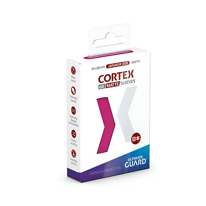 Ultimate Guard – Cortex Sleeves Japanese Size – Matte Pink 60pk 3