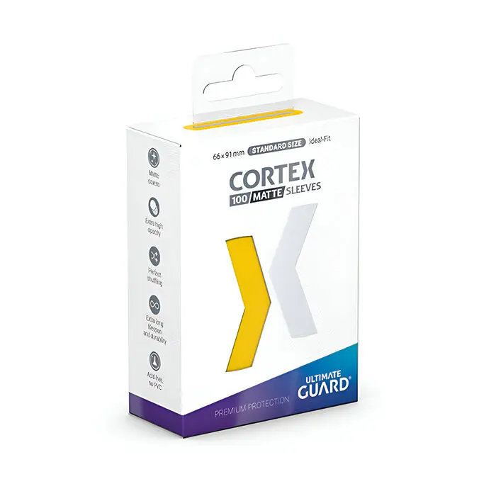 Ultimate Guard – Cortex Sleeves Standard Size – Matte Yellow 100pk 3