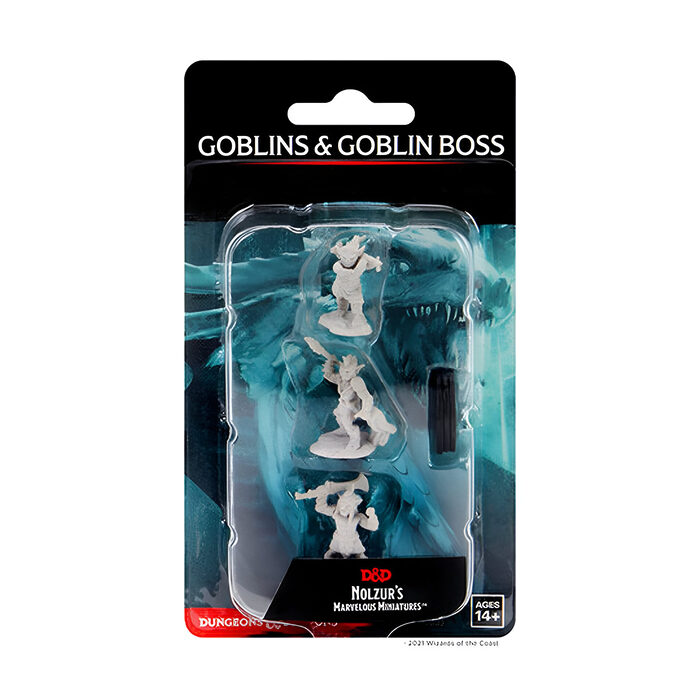 Wizkids – D&D Nolzurs Marvelous Miniatures: Goblins & Goblin Boss – Wave 12