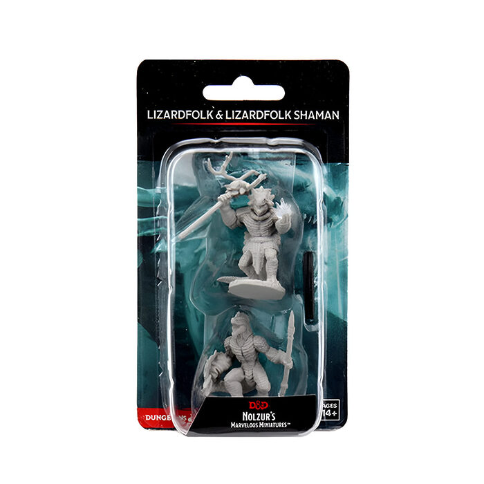 Wizkids – D&D Nolzurs Marvelous Miniatures: Lizardfolk & Lizardfolk Shaman – Wave 12