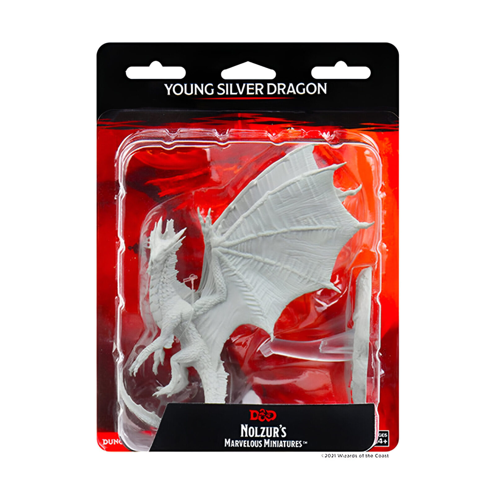 Wizkids – D&D Nolzurs Marvelous Miniatures: Young Silver Dragon – Wave 11