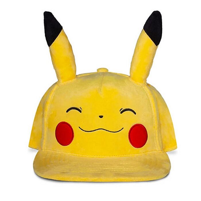 Pokemon – Happy Plush Pika – Snapback Cap